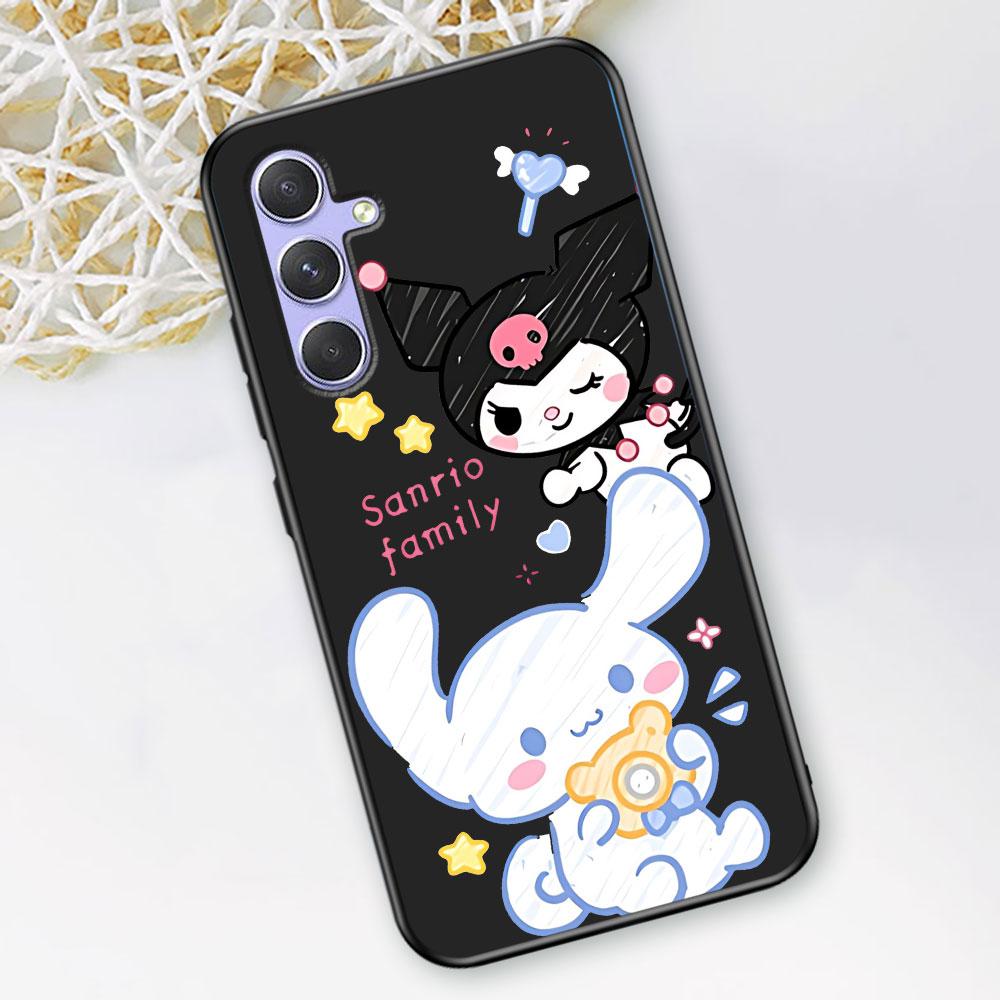 Cinnamoroll Kuromi Case for Samsung Galaxy A51 A53 A54 A31 A52 A12 A13 A21s A22 A32 A11 A22 A33 A41 A52s A73 A14 TPU Phone Cover