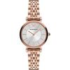 Gianni T-Bar Silver Rose Gold Metal Ladies Quartz Watch AR11446