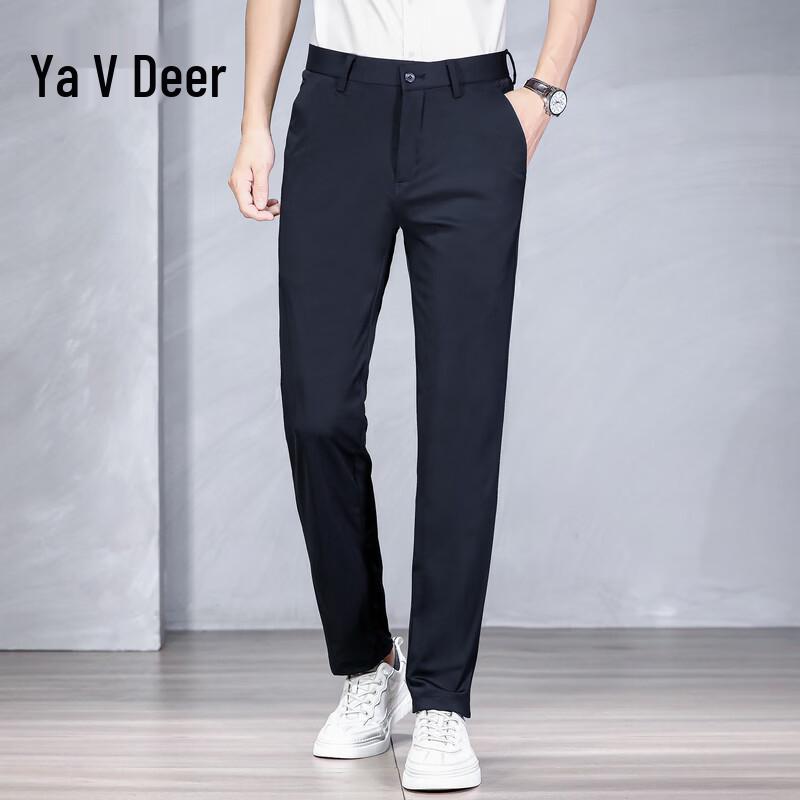 Men s Loose Straight Business Casual Pants 30