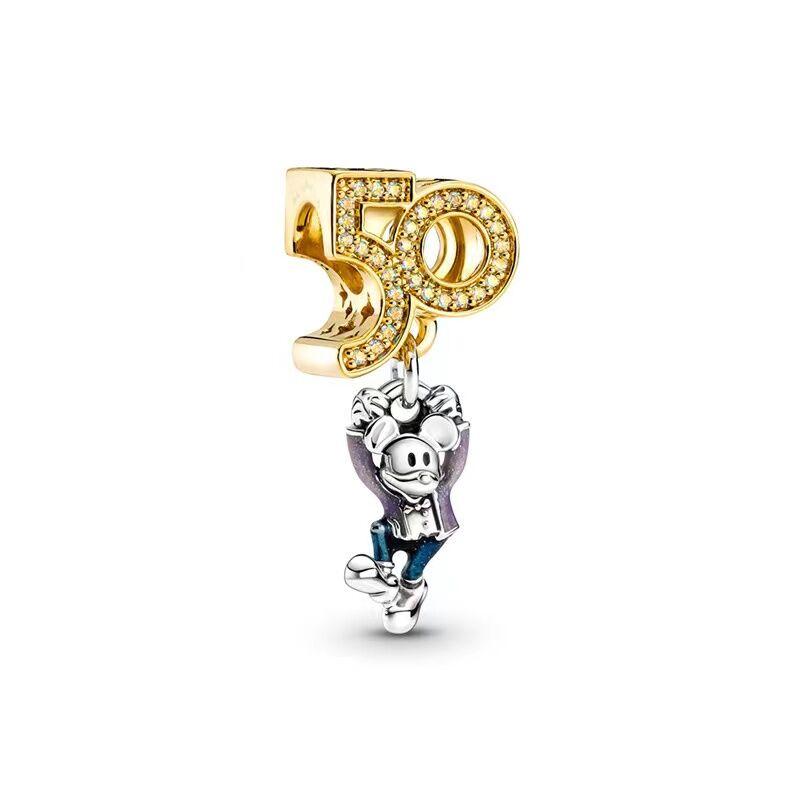Newcopper   Mickey Mom Minnie Clip Stitch Charms Bead Fit Original Bracelets Charm Diy Women Jewelry