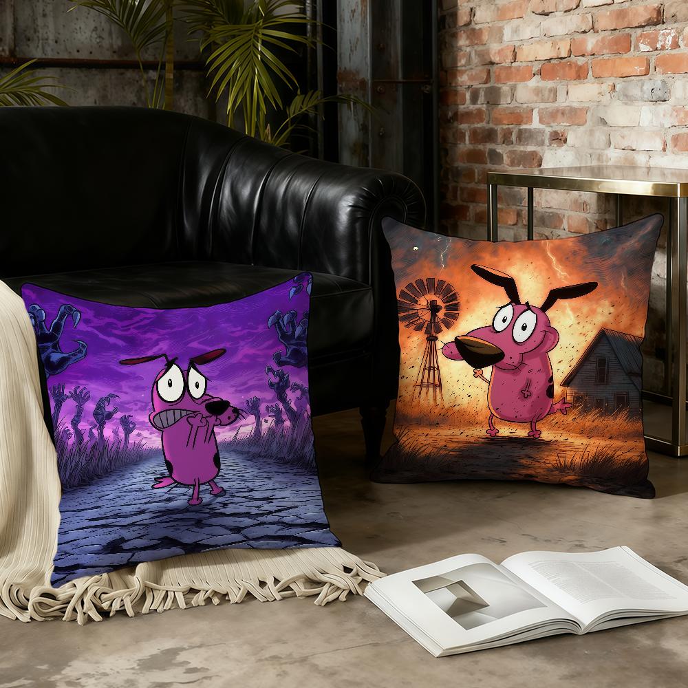 C-ODWAGA C-Pieski-tchórze poszewka na poduszkę Dom Biuro Wygodna Nordycka Prostota Hit Z zamkiem Poszewka na poduszkę