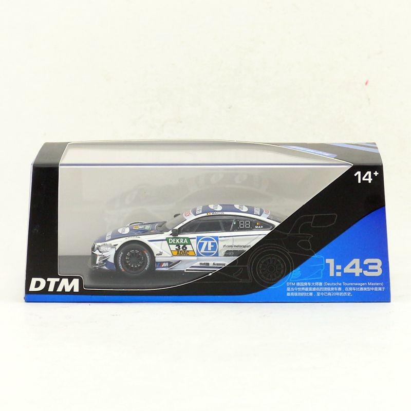 Bmw M4 Dtm Metal Car Model With Base For Collection And Display