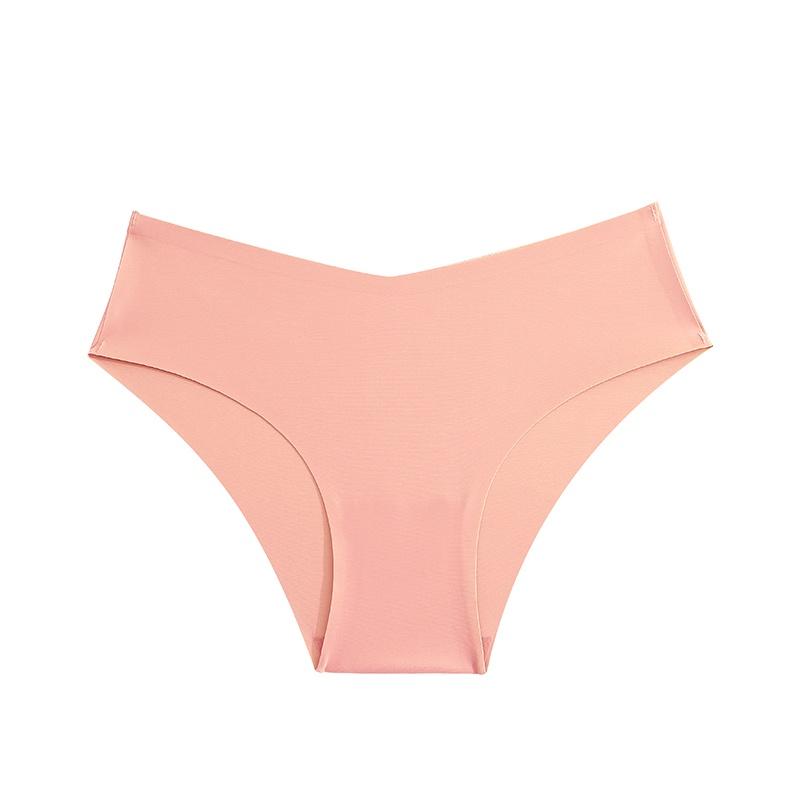 FINETOO Seamless Panties Women Sexy V Waist Briefs M-2XL Plus Size Underwear Comfortable Ladies Underpants Lingerie