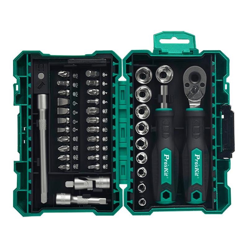 Pro sKit 38-Piece Ratchet Wrench & Screwdriver Tool Set