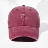Customize Humorous Fun Figure Vintage Washed Cotton Baseball Cap Adjustable Distressed Trucker Hat For Men Women Creative Thinking Cap