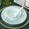 Elegant 29-Piece Gilt Ceramic Dinnerware Set