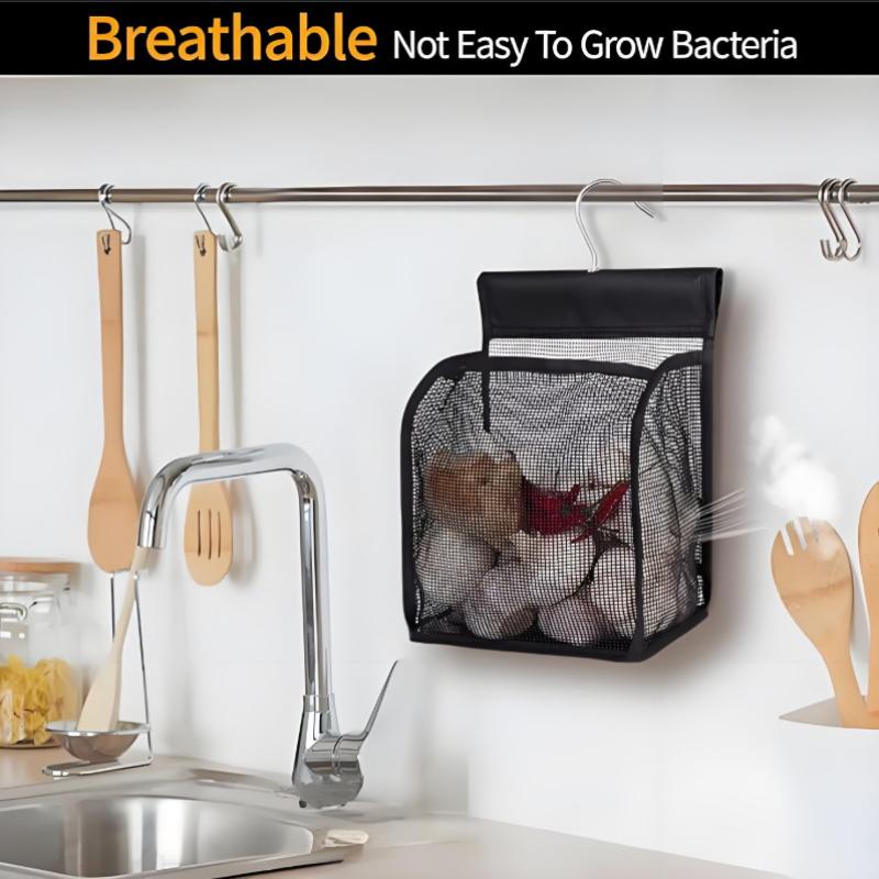 1Pc 2025 New Bathroom Toiletry Bag Small Hanging Basket Shower Mesh Storage Bag with Hook Shower Tote Bag Organizer 7.67*3.7*9in