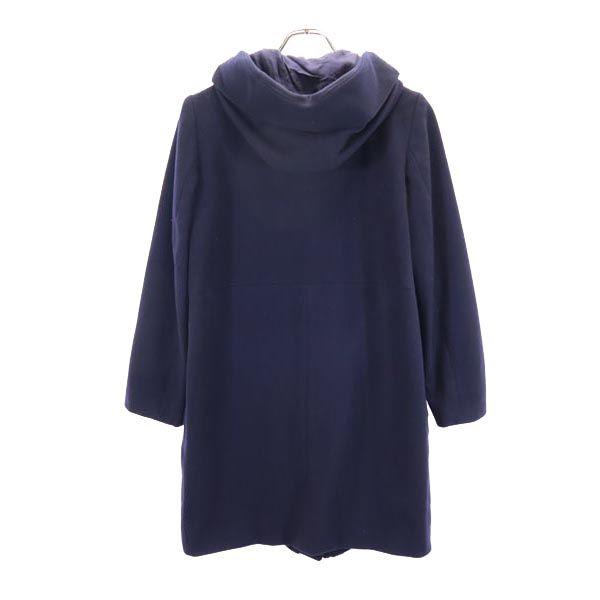 Paul Smith Duffel coat 42 Navy BLACK Women Used