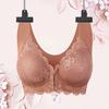 Plus Size Lace Front Closure Wirefree Women S Vest Style Bra