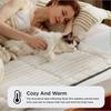 Self Warming Cat Dog Mat Ultra Soft Cozy Pet Bed Anti Slip Machine Washable for Anxiety Relief