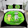 Exquisite Animation R-ick Bedding Set,duvet Cover and Pillowcase,home Bedroom Decoration,gift for Boys and Girls