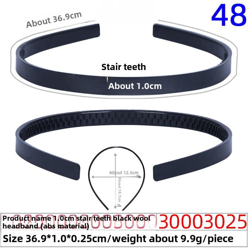 Highly Recommended Handmade Black Twisted Headband for Women - Perfect for DIY and Mother's Day.