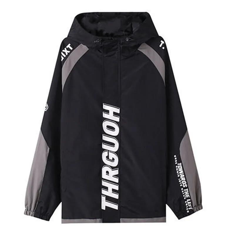 Women Waterproof Jackets Spring Autumn Boutique Hooded Windbreaker Soft and Comfortable Zipper Tops Casual Loose Coats