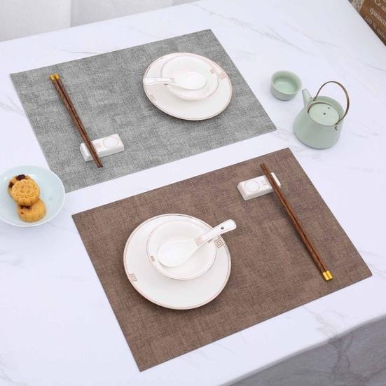Non-Slip Placemat Heat Resistant Dining Table Mat for Plates Bowls Cups Teapots Reusable Washable Coaster for Kitchen Outdoor Use