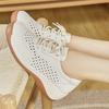 Summer New Thick-soled Leather, Light and Casual Mother, Empty and Breathable Mother Soft Bottom
