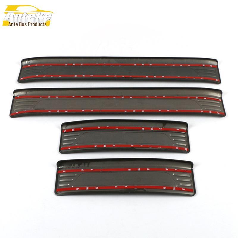 Fit for 2019 Koleos Stainless Steel Door Sill Trim Stickers - Exterior Welcome Pedal Accessories