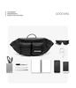 Trendy Men's Lightweight Messenger Bag - Motorcycle Riding Chest Bag & Commuter Backpack