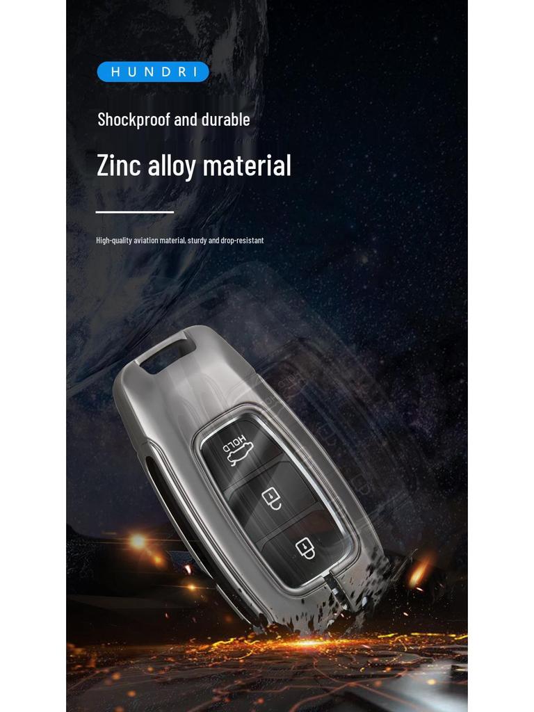 Hyundai Key Cover for 7th Gen Elantra, Fiesta, Sonata, ix35, ix25, and Santa Fe