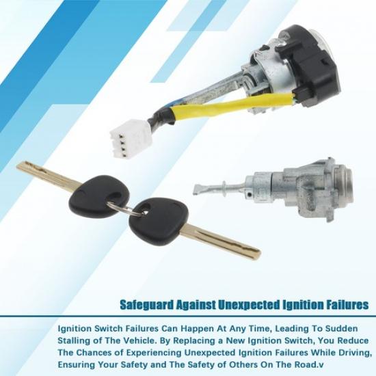 Car Ignition Starter Switch & Door Lock W/2 Keys for 2011-2015 Kia Optima