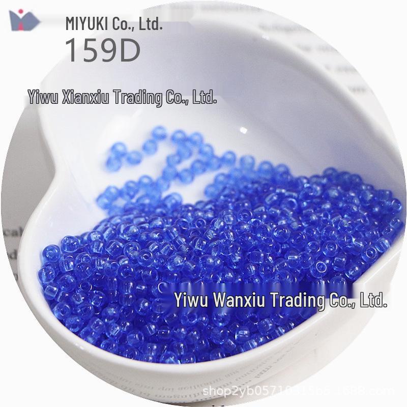 MIYUKI 3mm Transparent Glass Seed Beads for DIY Jewelry Making