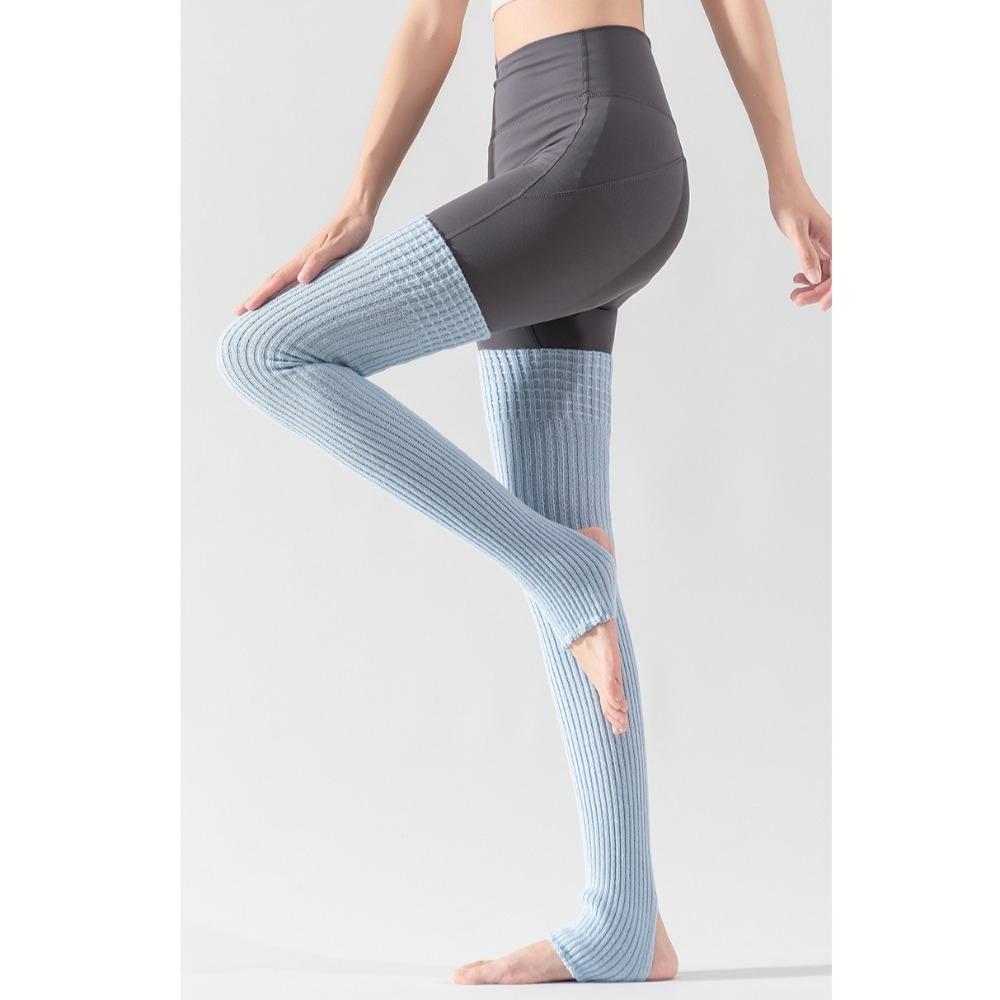 Warme Ballet-Yoga-Overknee-Strümpfe Unifarbene Weiche Knieabdeckung Neue Auf-dem-Bein-Wärmer Fitnessstudio