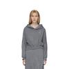 Adidas Originals CROP HOODIE ACID WASH Sweatshirt Women's Gray IW5492
