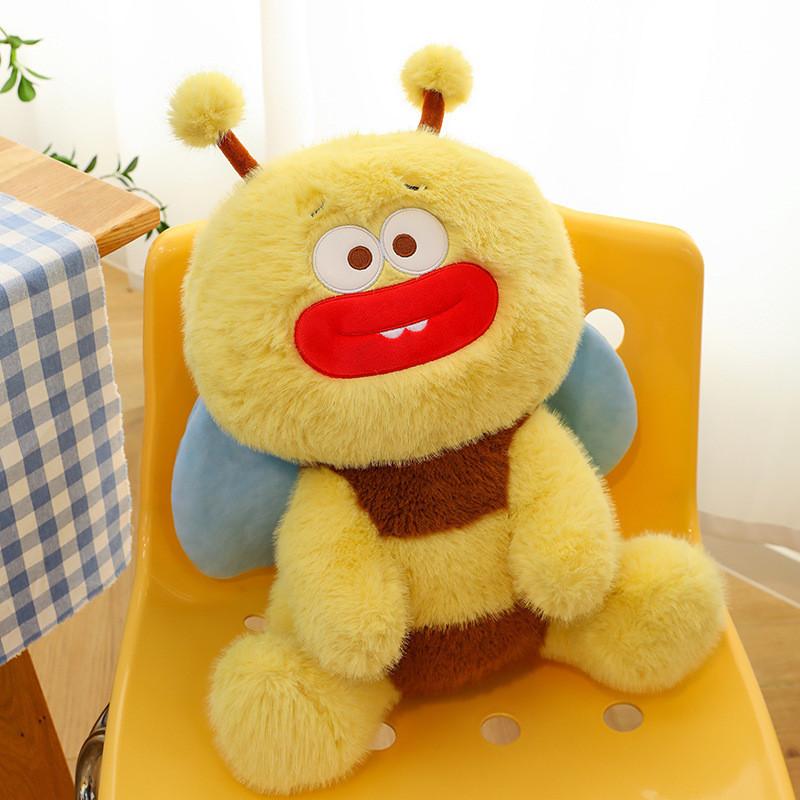 Adorable Bee Plush Toy Soft Cuddle Pillow For Kids And Girls 35cm To 90cm