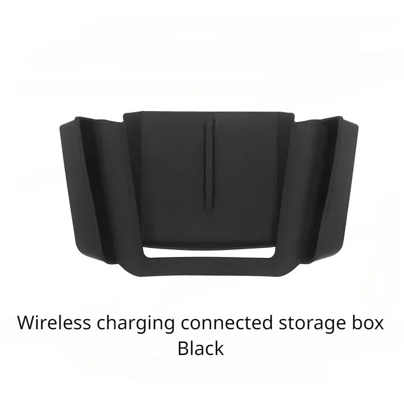 For Tesla Model X S Silicone Pad Protective Cup Holder Wireless Charging Mat Central Control Armrest Storage Box Car Accessories