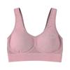 Zeriluna Breathable Mesh Rhinestone Sports Bra Shockproof wide shoulder straps, comfortable fit, seamless inner tank top