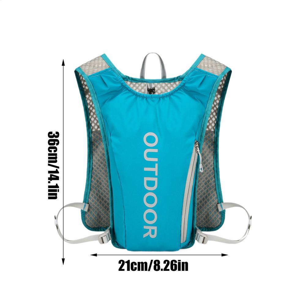 Running hydration Vest bag Reflective Running Water Bottle Storage Vest cycling Hydration Water Chest Pack for sport equipment