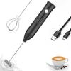 MINI Milchaufschäumer USB wiederaufladbar 3 Geschwindigkeiten Schaum Maker Kaffee Schneebesen Mixer Elektrischer Griff Mixer Schneebesen