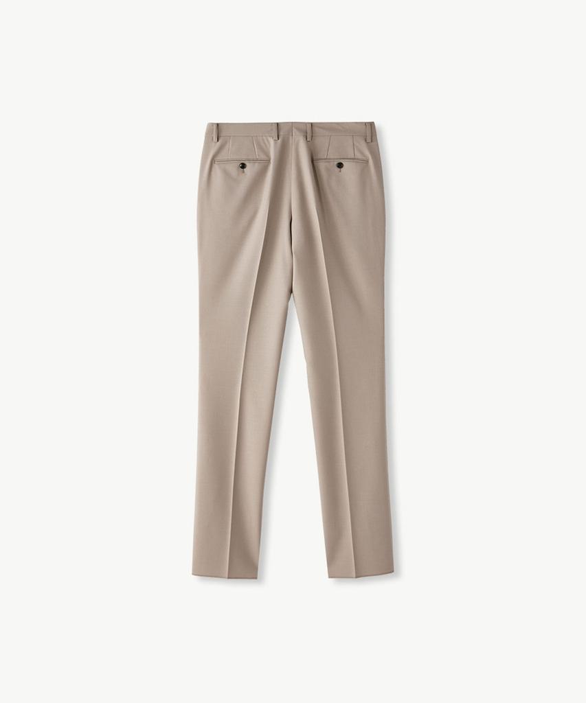 STCO 31% Extra Fine Wool Formal Pants Beige (Classic Fit)_Sslva61Csd