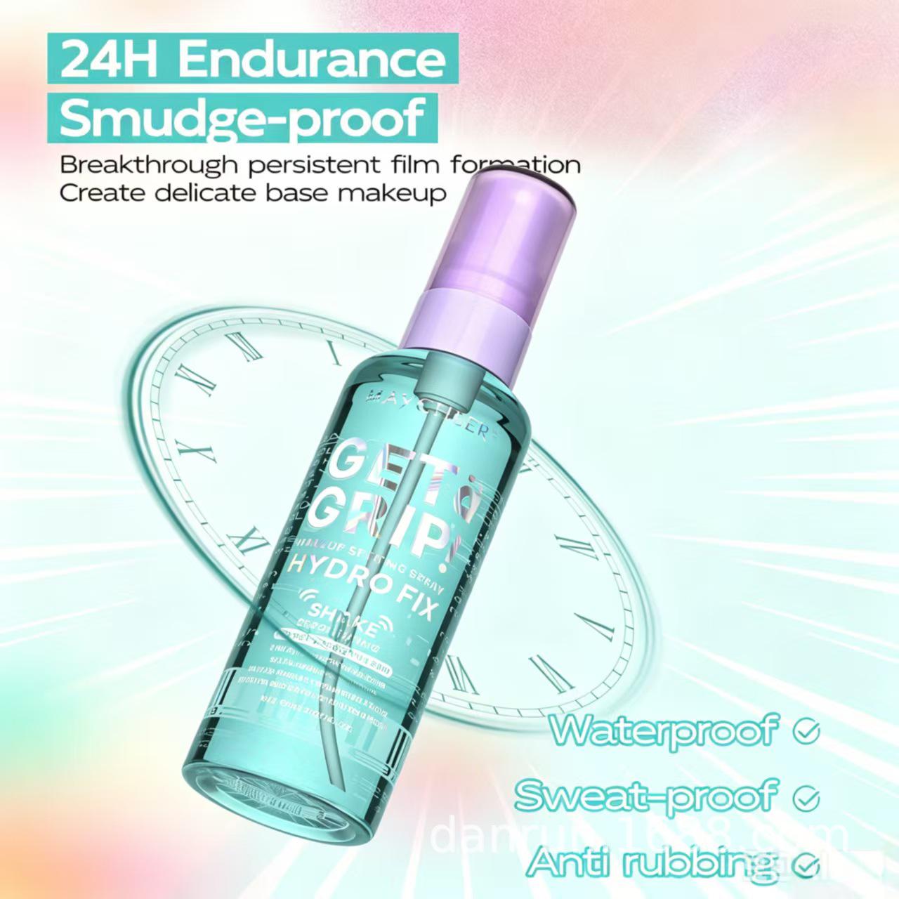 Maycheer Matte Dewy Oil-Control Setting Spray: Smudge-Free, Non-Tightening, Waterproof, Sweatproof, Portable Transparent Spray