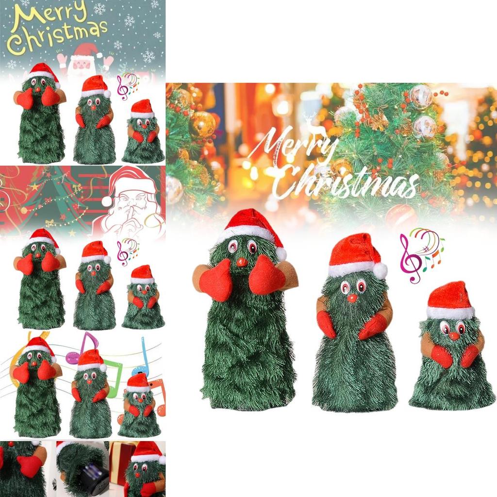Fun Rotating Christmas Tree Electric Singing Dancing Toy For Kids Festive Decoration