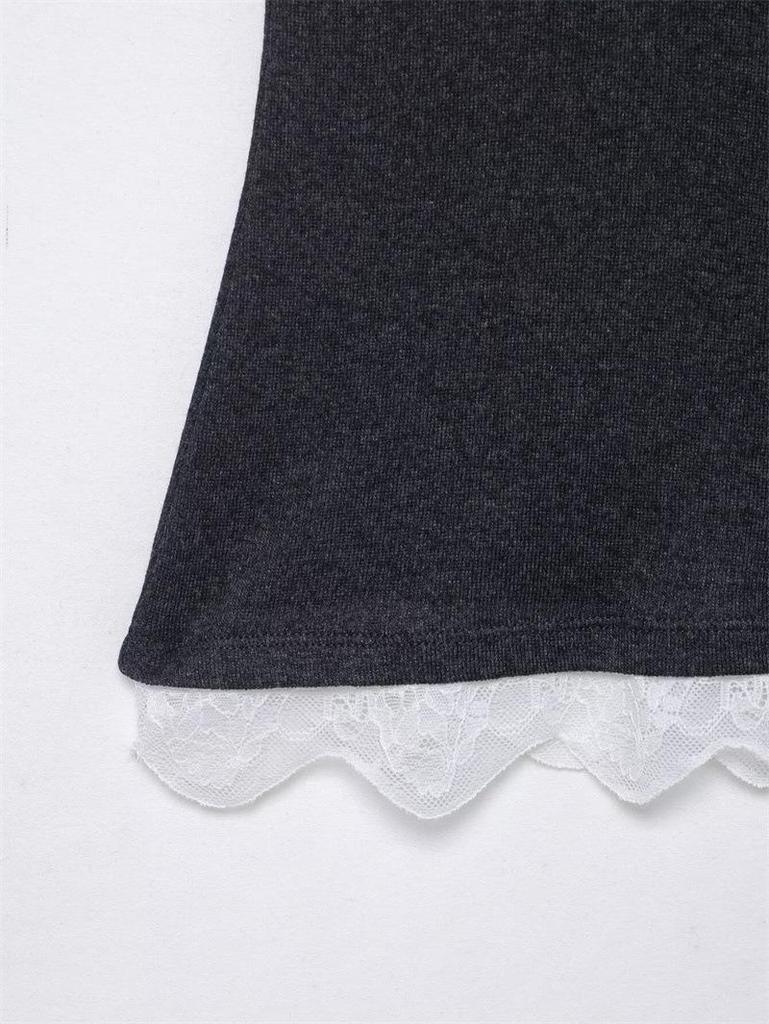 European American Style 2025 Fashion Lace Camisole Top for Women