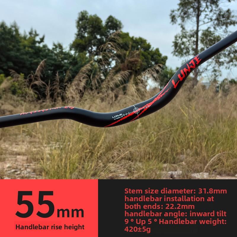 Mountain Bike Swallow Handle, Aluminum Alloy Handle 31.8 * 780mm25/55 Lifting Bicycle Handlebar