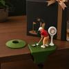 Geschenk für Golfer Flaschenöffner Golf mit eingebauter Metallklinge und drehbarer Klemme, Mini-Golfer Wiederverwendbares Putter-Design Magnetischer Kappenfänger Fänger, Lustig