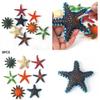 Authentic Sea Star Animal Models For Kids Educational Beach Toys Colorful Pvc Set