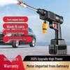 Portable High-Pressure Wireless Car Washer with Lithium Battery - Powerful Water Gun for Easy Car Cleaning