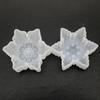 Christmas Silicone Snowflake Mold Candle Soap Diy Aromatherapy Plaster Candle Decorating Mould Candy Chocolate Making Tools