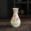 New Handmade Ceramic Pinch Flower Vase for Floral Arrangement and Home Decor