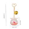 New Floating Bottle Bag Pendant Keyring Fish Beaded Cellphone Accessory Pendant