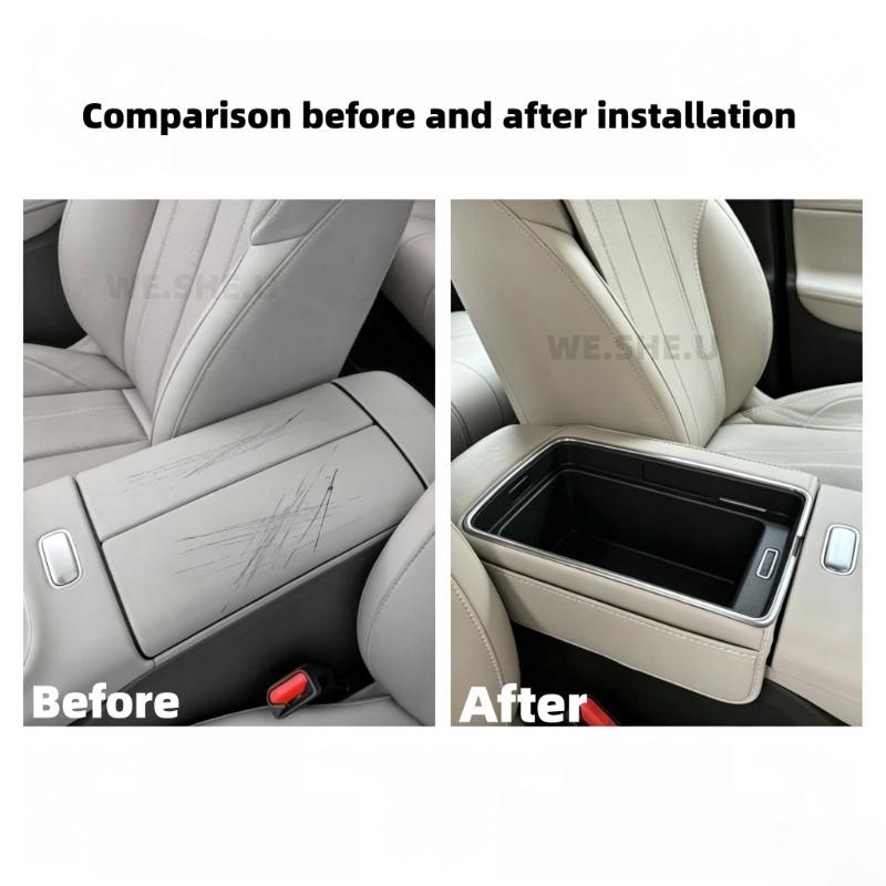 Armrest Box Protective Cover For GAC AION UT 2025 2026 Microfiber Leather Car Armrest Cover Center Console Armrest