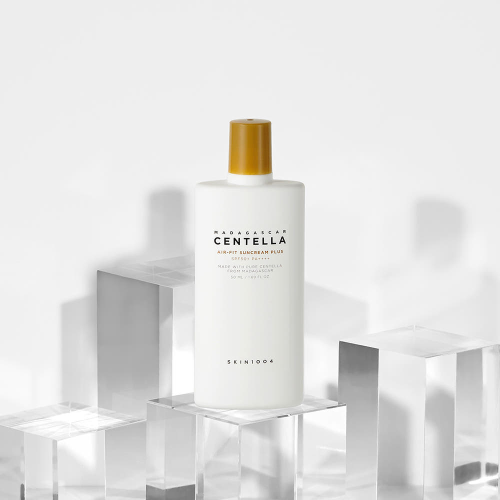 SKIN1004 Madagascar Centella Air-Fit Suncream Plus 50ml SPF50+ PA++++ Lightweight UV Protection Sunscreen