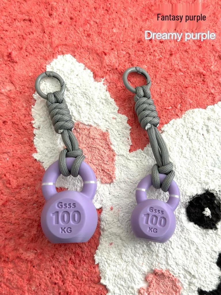 Lover 03 Kettlebell Accessories: 3D Fitness Keychain Bag Charm Pendant