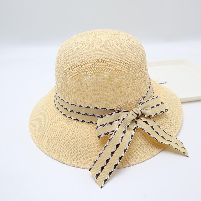 Summer straw hat big brim fashionable flower sweet seaside vacation beach breathable sun protection sun hat women's