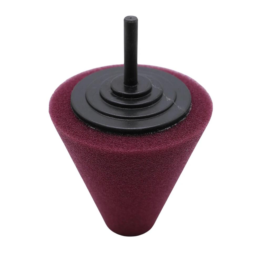 

Полировальный шарик, полировальный конус, детальная полировка царапин, полировка автомобильной ступицы, полировальная губка, используется для электродрели для ступицы автомобильного колеса вино красного