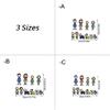 Funny Family Members Auto Stickers For Family Vehicles Decorative Decals PVC Water Resistant Easy Removal