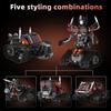 Moc 5 In 1 Rc Rhinoceros Transformable Robot Model Building Blocks Off-Road Vehicle Diy Children'S Puzzle Toy Gifts 402Pcs