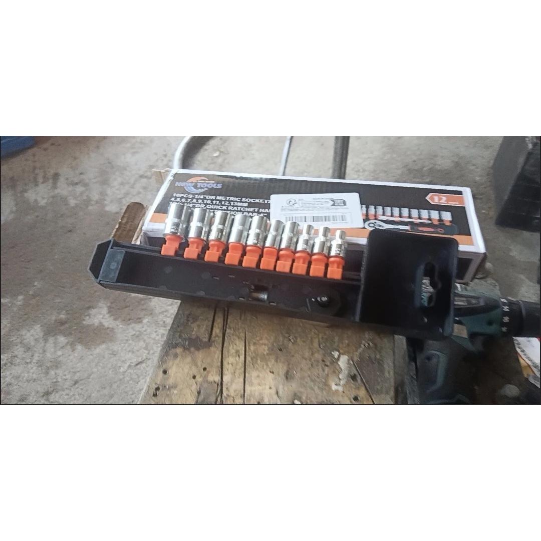 

Белый/Красный/Черный Набор торцевых ключей 12 шт. - Прочный, с приводом 1/4 дюйма, с удлиненной рукояткой, Неэлектрический, Подходит для автомобильного ремонта и промышленного использования красный